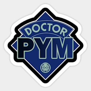 Doctor Hank Pym - Doctor Who Style Logo Sticker